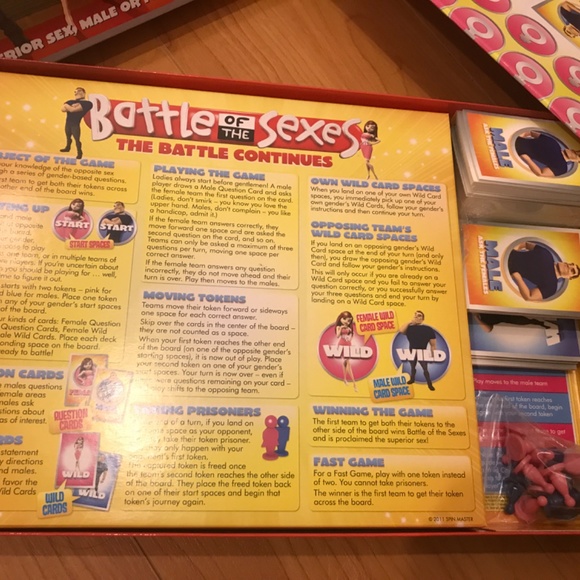 Battle of the Sexes Board Game - New - Picture 3 of 4
